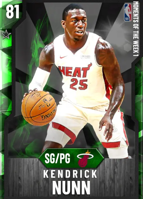 (EMERALD) Kendrick Nunn (81 OVR)