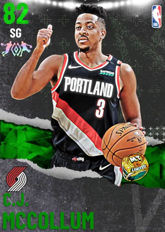 (EMERALD) C.J. McCollum (82 OVR)