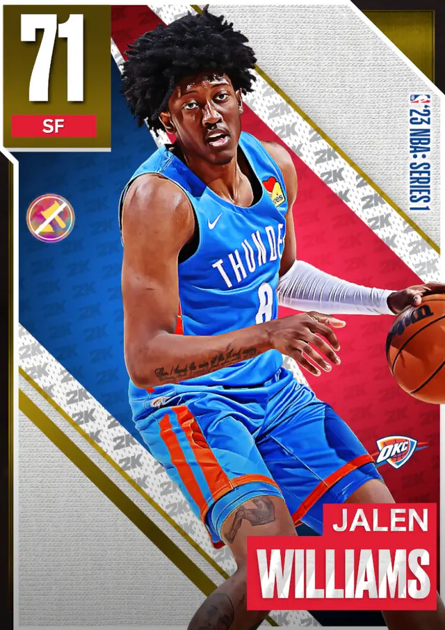 (GOLD) Jalen Williams (71 OVR)