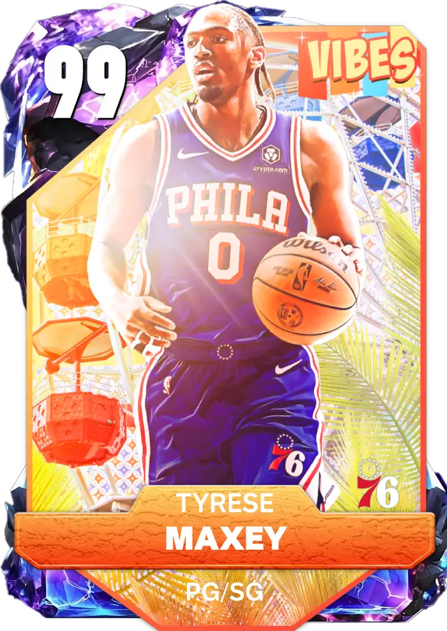 (DM) Tyrese Maxey (99 OVR)