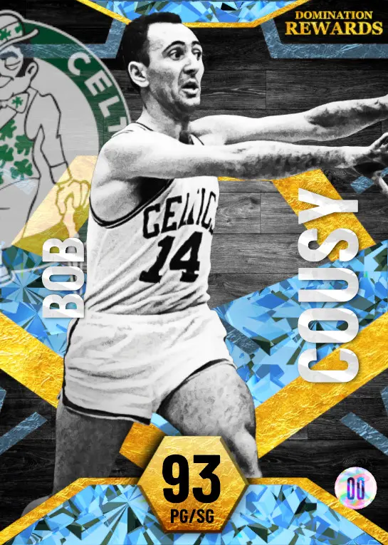 (DIAMOND) Bob Cousy (93 OVR)
