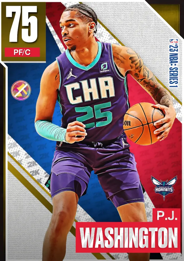 (GOLD) P.J. Washington (75 OVR)