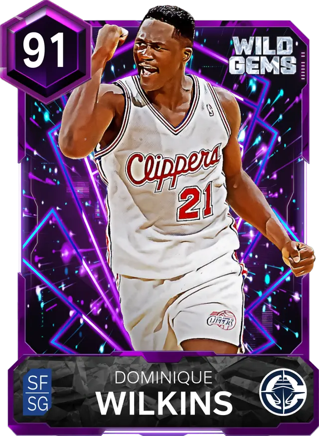 (AMETHYST) Dominique Wilkins (91 OVR)