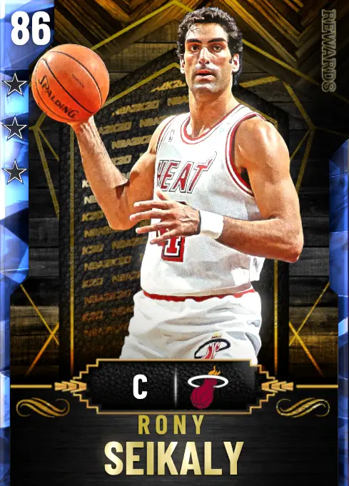 (SAPPHIRE) Rony Seikaly (86 OVR)