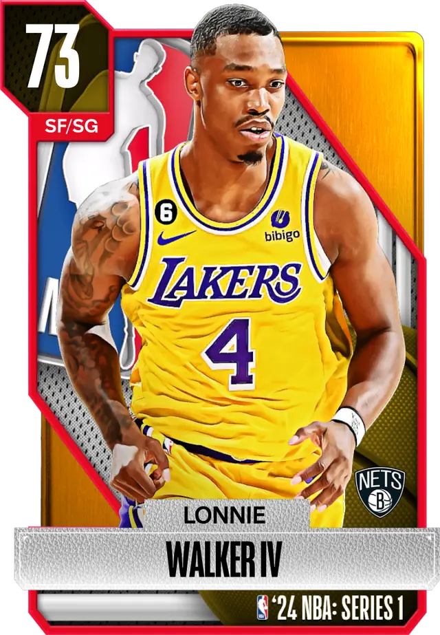 (GOLD) Lonnie Walker IV (73 OVR)