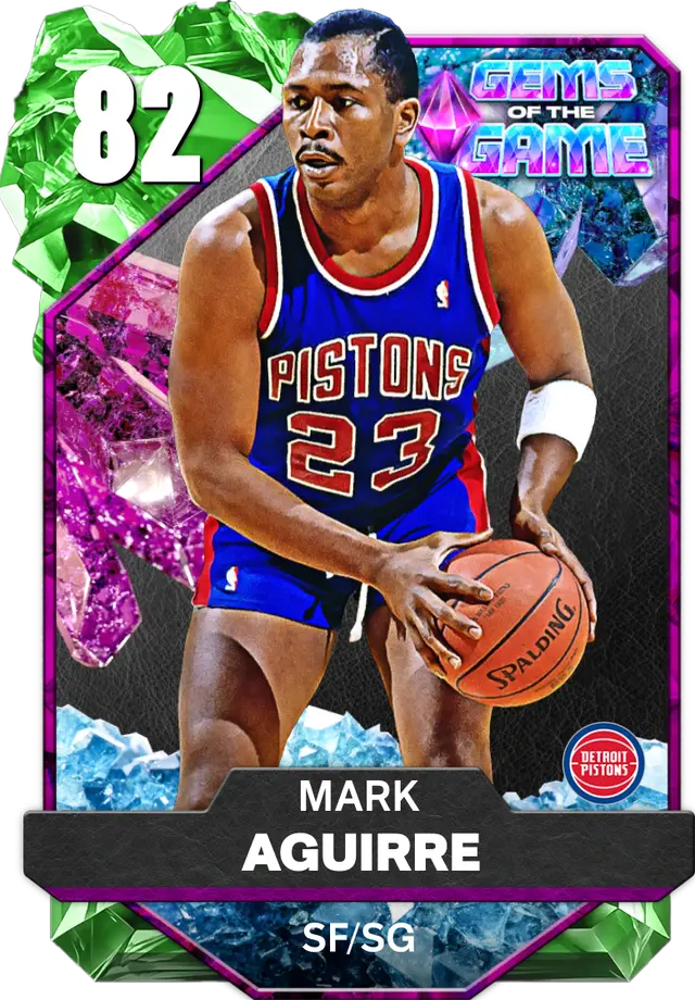 (EMERALD) Mark Aguirre (82 OVR)
