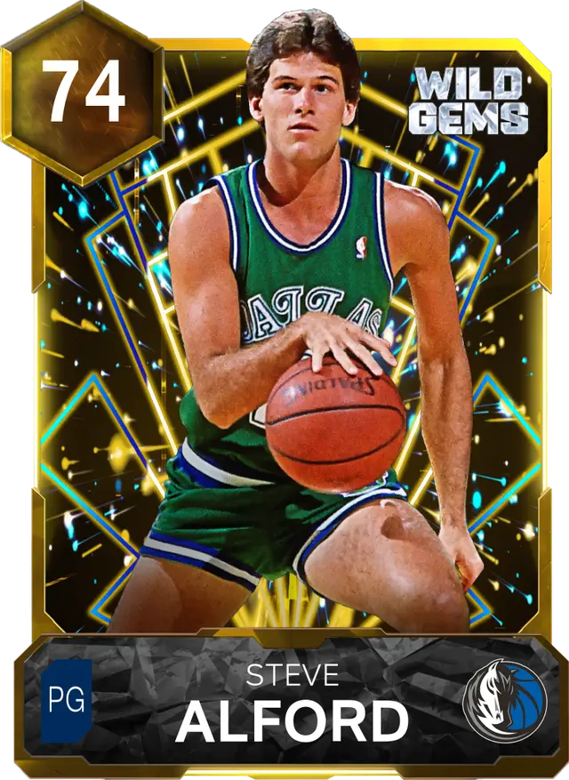 74 Steve Alford | Gold Wild Gems