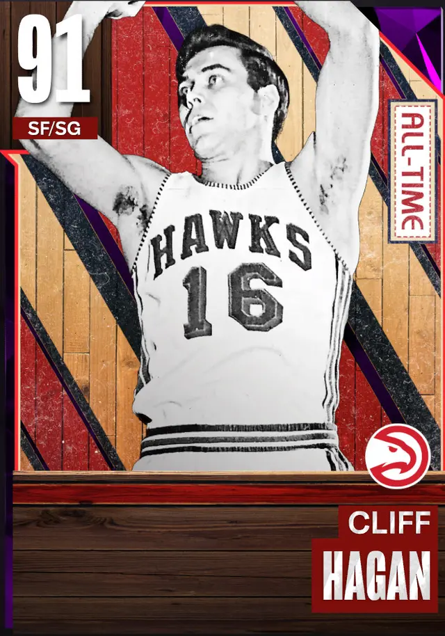 (AMETHYST) Cliff Hagan (91 OVR)