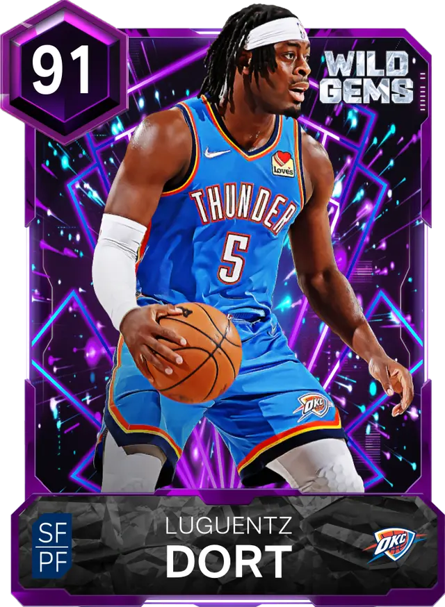 (AMETHYST) Luguentz Dort (91 OVR)
