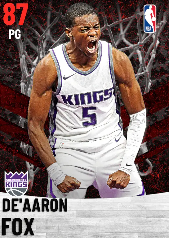 (RUBY) De'Aaron Fox (87 OVR)
