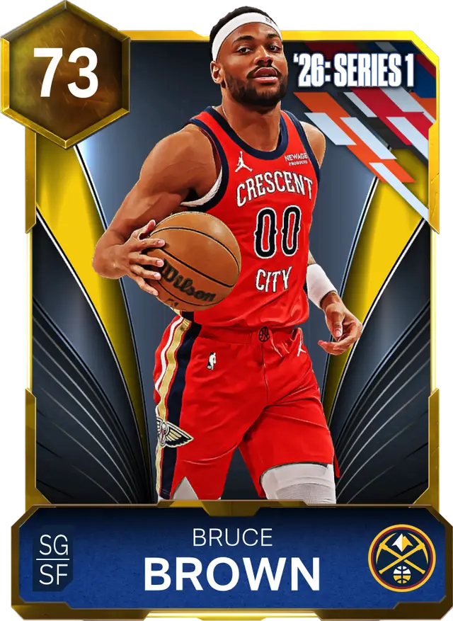 (GOLD) Bruce Brown (73 OVR)