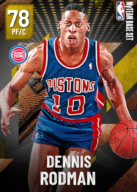(GOLD) Dennis Rodman (78 OVR)