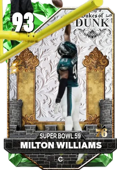 NFL Dunktober Milton Williams