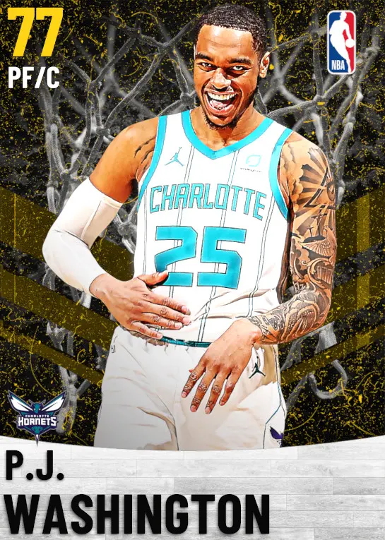 (GOLD) P.J. Washington (77 OVR)