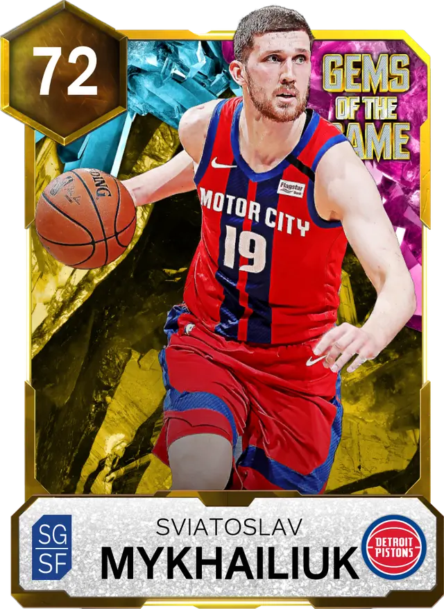 (GOLD) Sviatoslav Mykhailiuk (72 OVR)