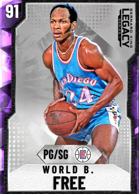 (AMETHYST) World B. Free (91 OVR)