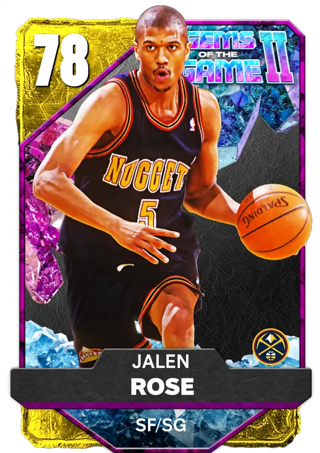 □NBA Jalen Rose Finest moments auto（NBA 2K25 | 2KDB MyTEAM NBA 