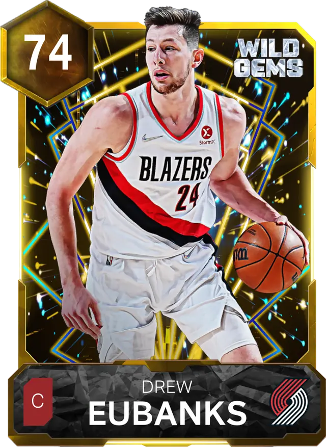 74 Drew Eubanks | Gold Wild Gems