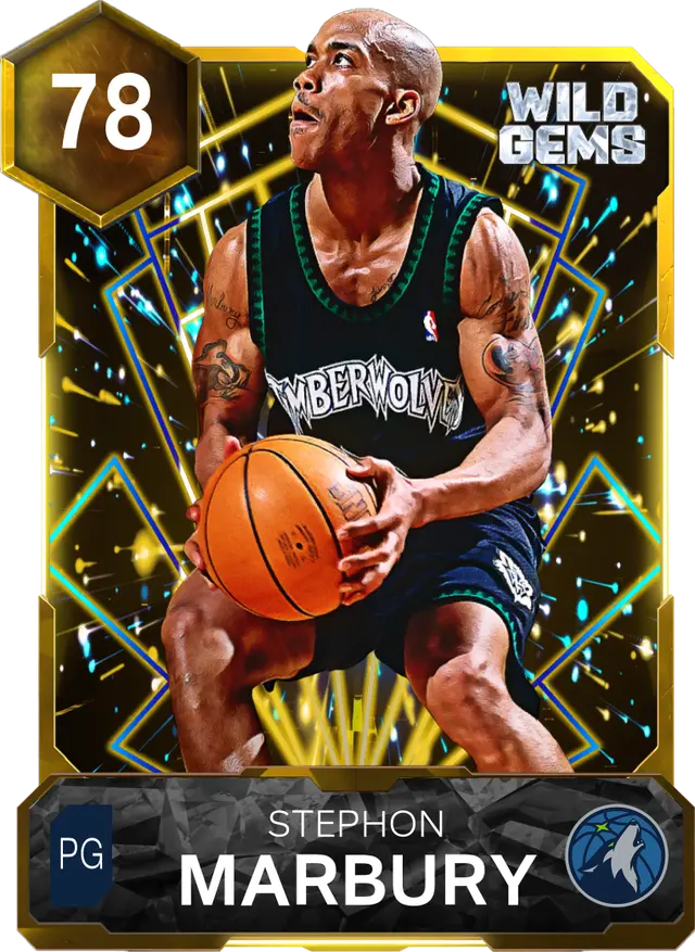 (GOLD) Stephon Marbury (78 OVR)