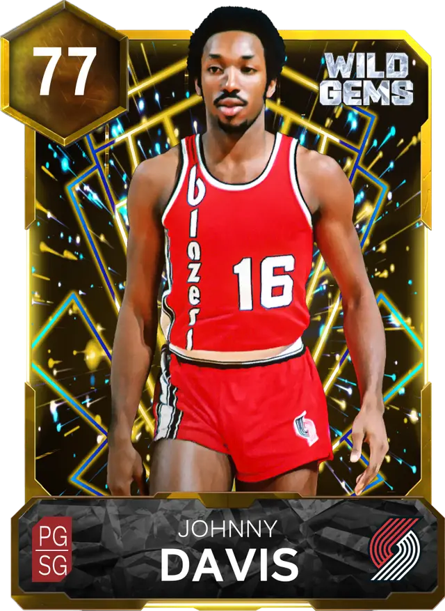 77 Johnny Davis | Gold Wild Gems