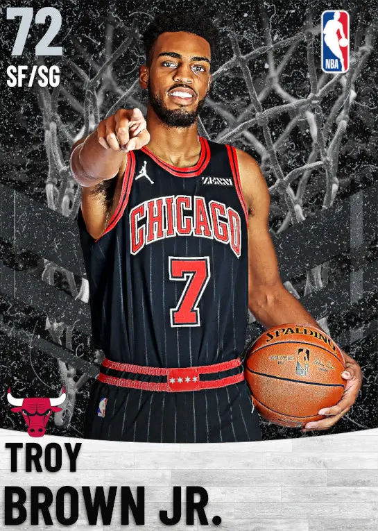 (SILVER) Troy Brown Jr. (72 OVR)