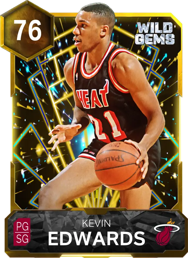 76 Kevin Edwards | Gold Wild Gems