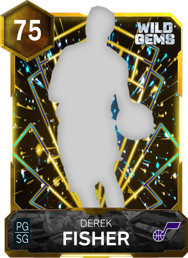 75 Derek Fisher | Gold Wild Gems