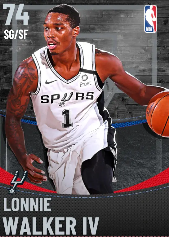 (SILVER) Lonnie Walker IV (74 OVR)