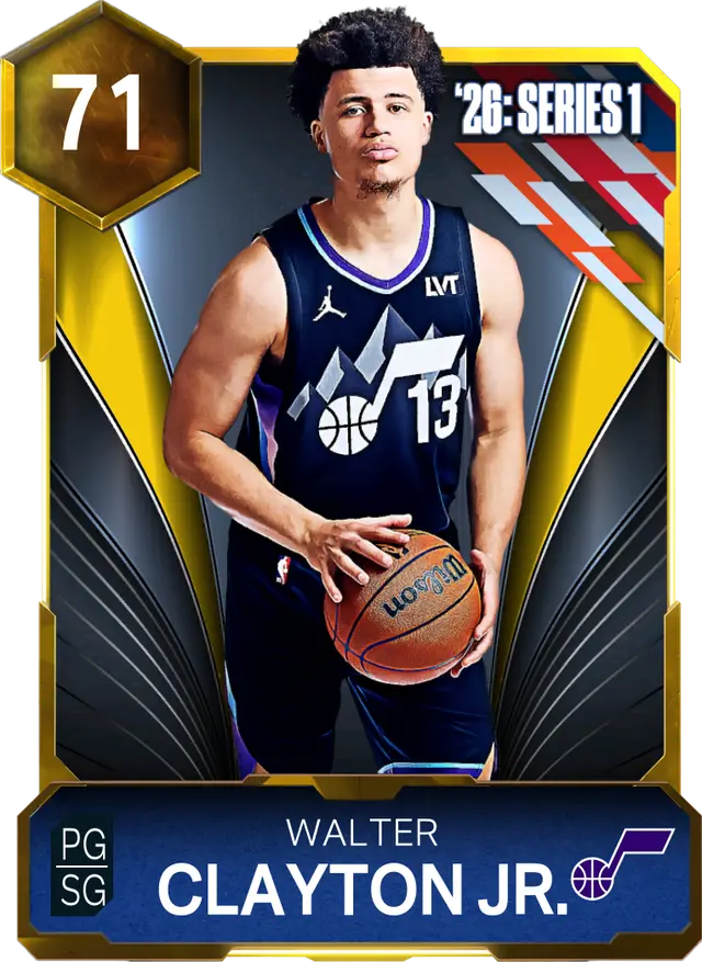 (GOLD) Walter Clayton Jr. (71 OVR)