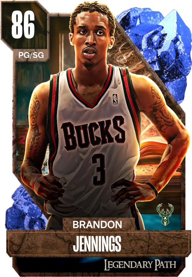 (SAPPHIRE) Brandon Jennings (86 OVR)