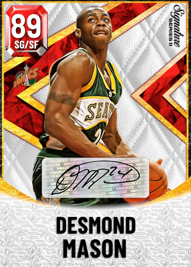 (RUBY) Desmond Mason (89 OVR)