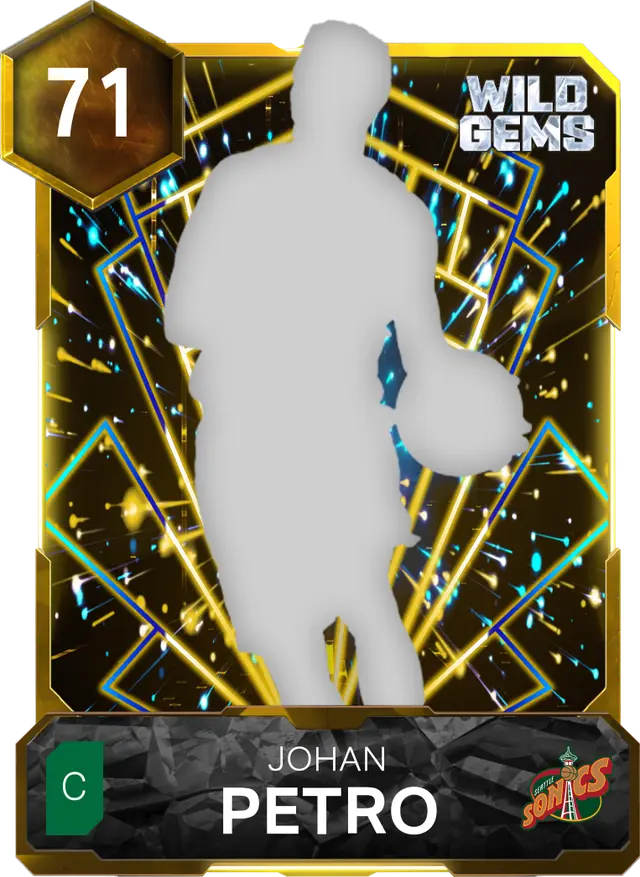 71 Johan Petro | Gold Wild Gems
