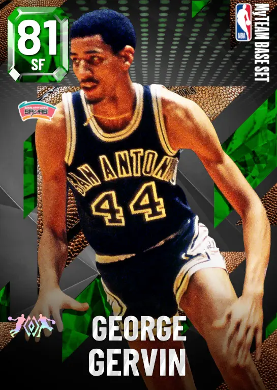 (EMERALD) George Gervin (81 OVR)