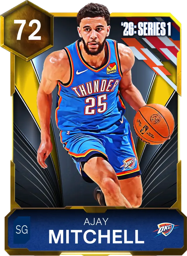 (GOLD) Ajay Mitchell (72 OVR)