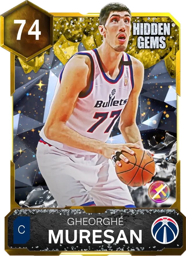 (GOLD) Gheorghe Muresan (74 OVR)