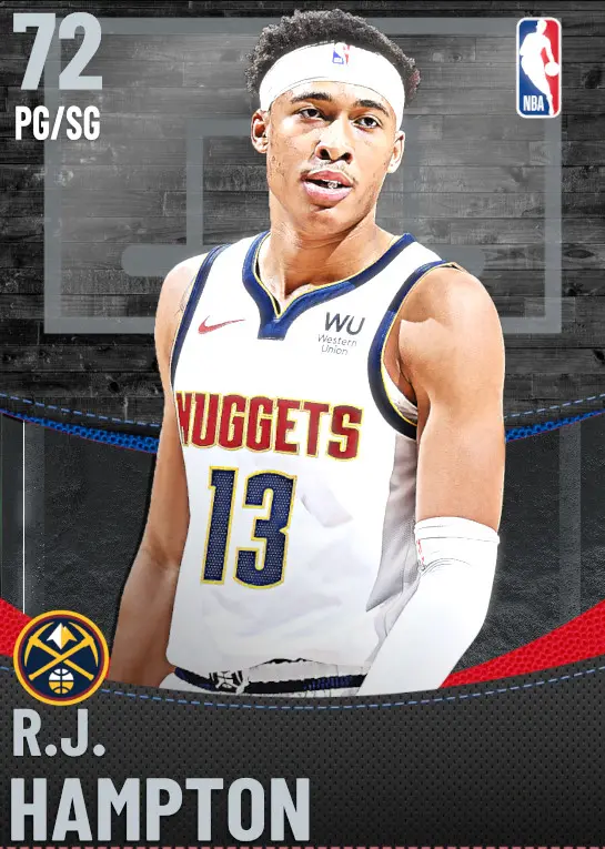 (SILVER) R.J. Hampton (72 OVR)