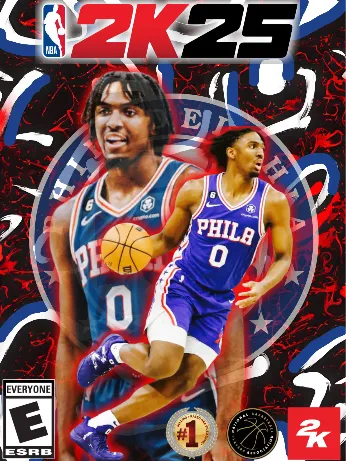 Improved Tyrese Maxey 2k25 Cover