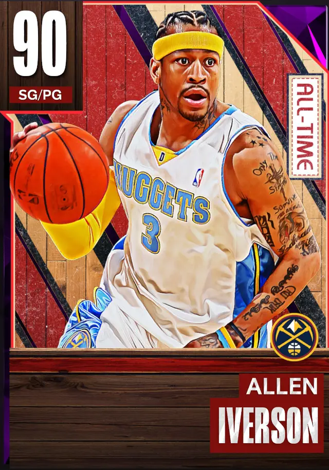 (AMETHYST) Allen Iverson (90 OVR)