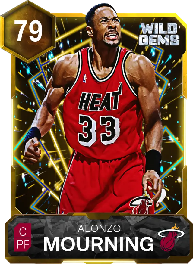 (GOLD) Alonzo Mourning (79 OVR)