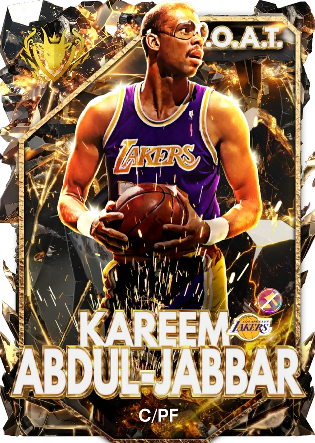 (GOAT) Kareem Abdul-Jabbar (99 OVR)