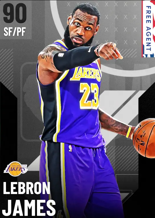 (FREEAGENT) LeBron James (90 OVR)