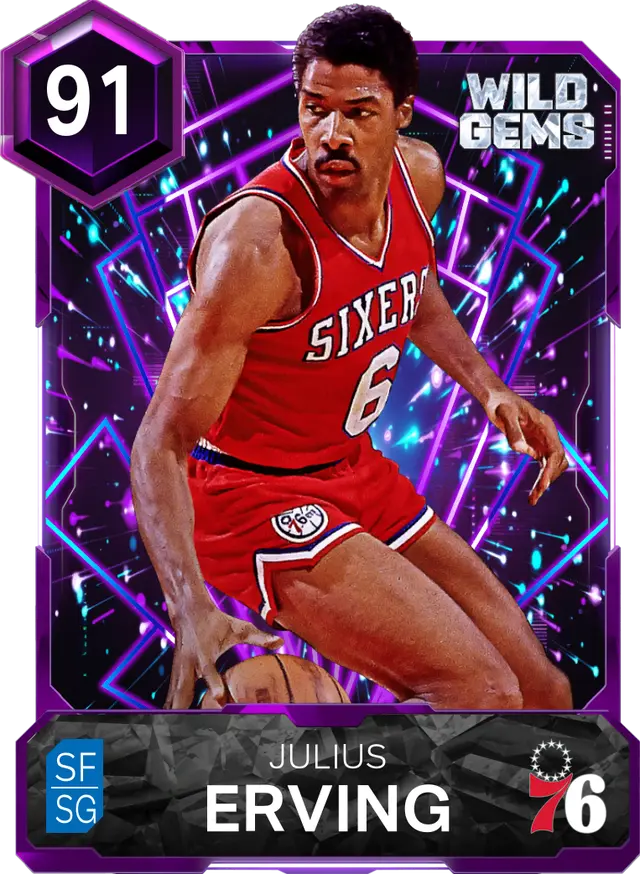 (AMETHYST) Julius Erving (91 OVR)