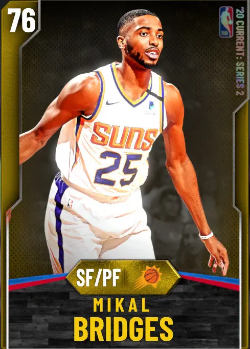 (GOLD) Mikal Bridges (76 OVR)