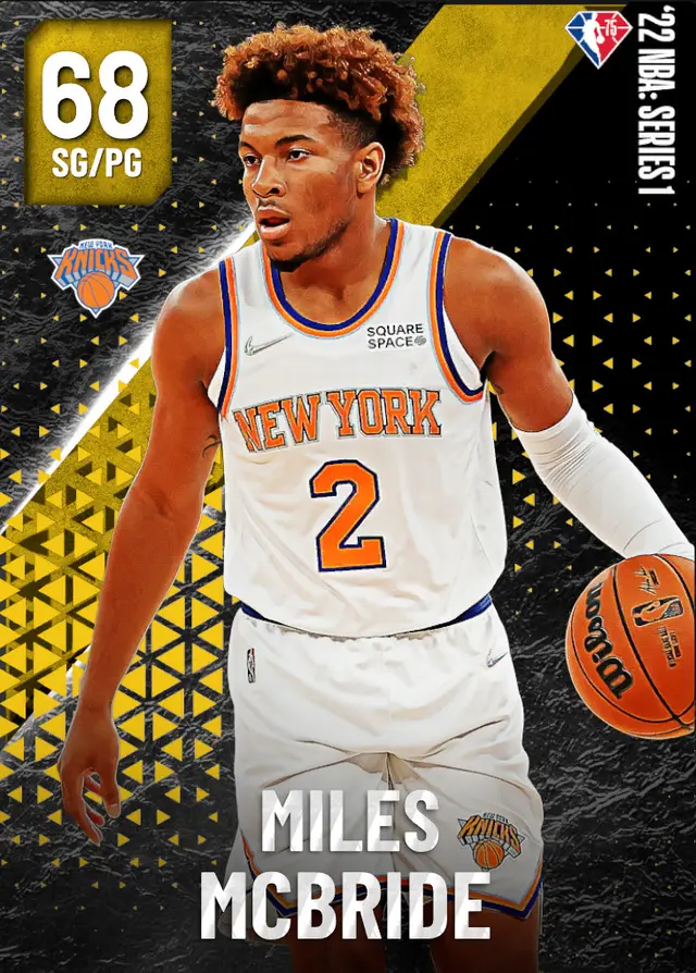 (GOLD) Miles McBride (68 OVR)