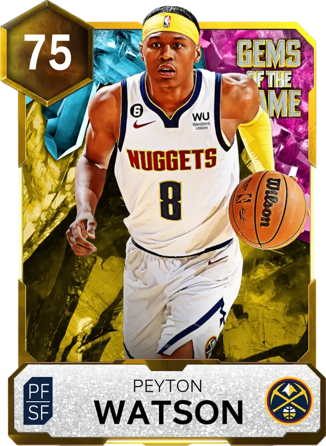 (GOLD) Peyton Watson (75 OVR)