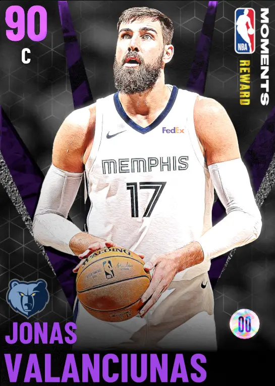 (AMETHYST) Jonas Valanciunas (90 OVR)