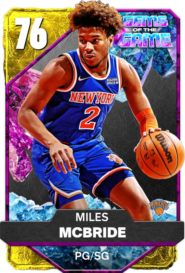 (GOLD) Miles McBride (76 OVR)