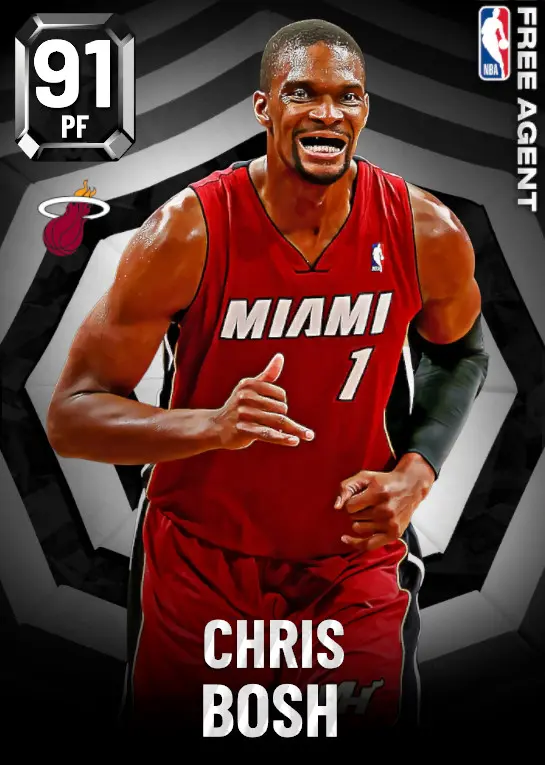 (FREEAGENT) Chris Bosh (91 OVR)