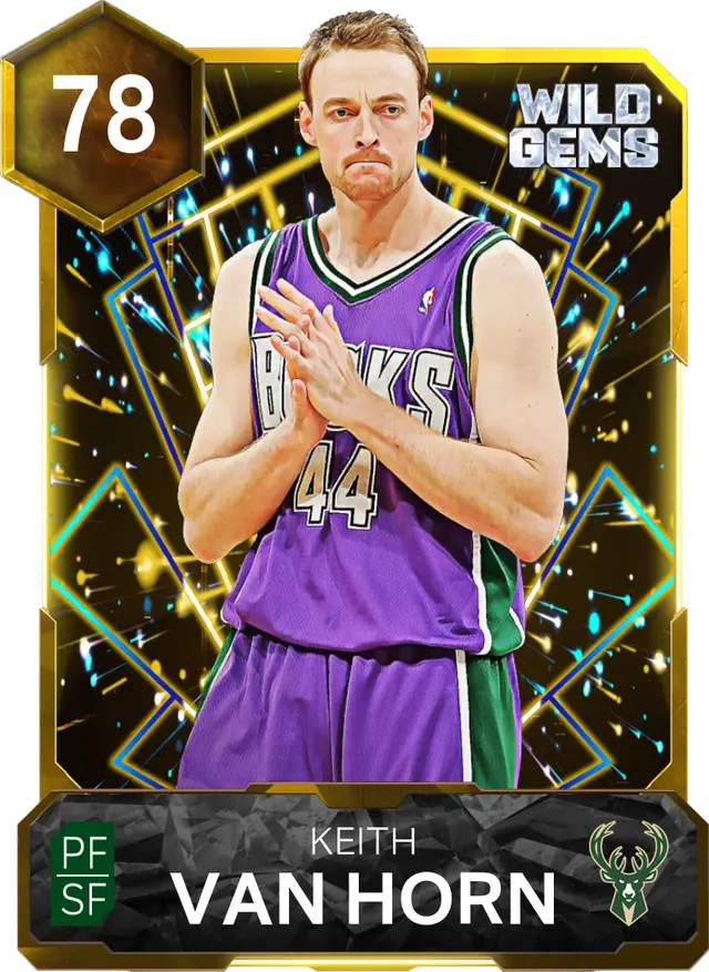78 Keith Van Horn | Gold Wild Gems