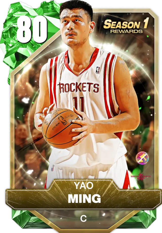 (EMERALD) Yao Ming (80 OVR)